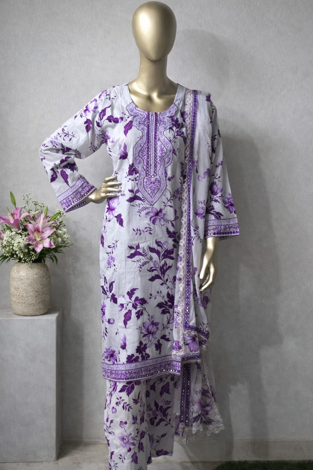 Lawn 3-Piece Suit for women