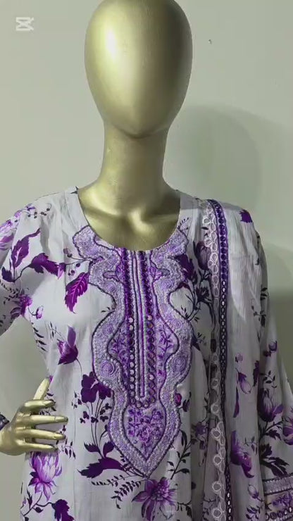 Lawn 3-Piece Suit for women